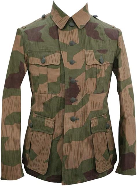 militaryharbor WW2 WWII German Heer Splinter 42 Revered Color Camo M41 Field Tunic: Amazon.co.uk ...