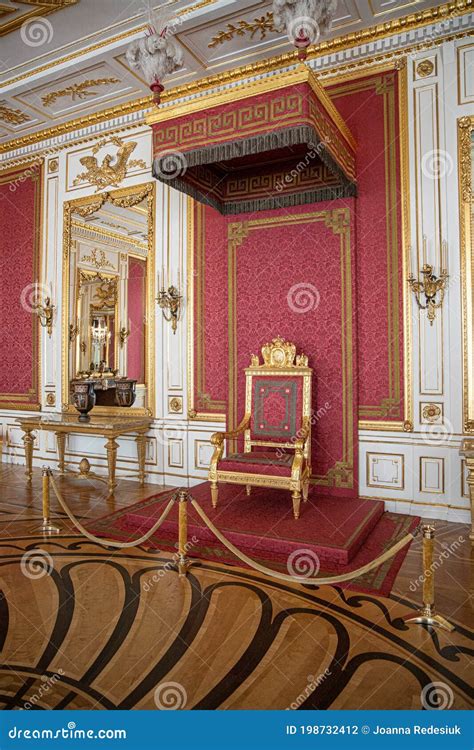 Historic Interior of the Royal Castle in Warsaw Poland Editorial ...