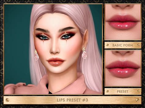 Sims 4 — JUL_HAOS [COSMETICS] LIPS PRESET #7 by Jul_Haos — - CATEGORY: MOUTH - GENDER - FEMALE ...