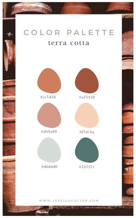 Terra Cotta Color Palette, Terra Cotta Paint Color, Hex Color Palette, Color Palate, Colour ...