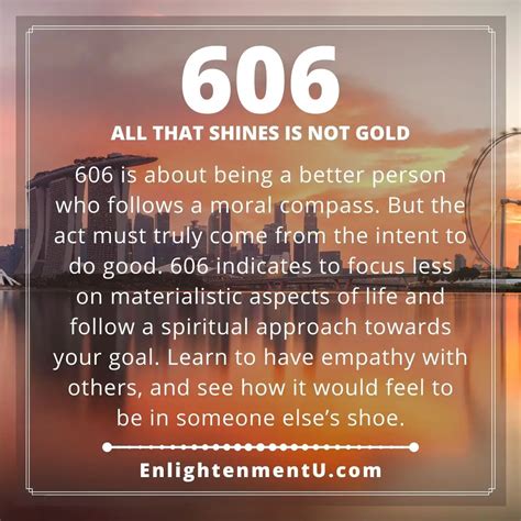 606 Angel Number - All That Shines Is Not Gold | Seeing 606 Meaning