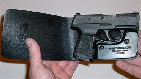 Pocket Holster, Wallet Style For Full Concealment - Sig 365/365X - Kevin's Concealment Holsters