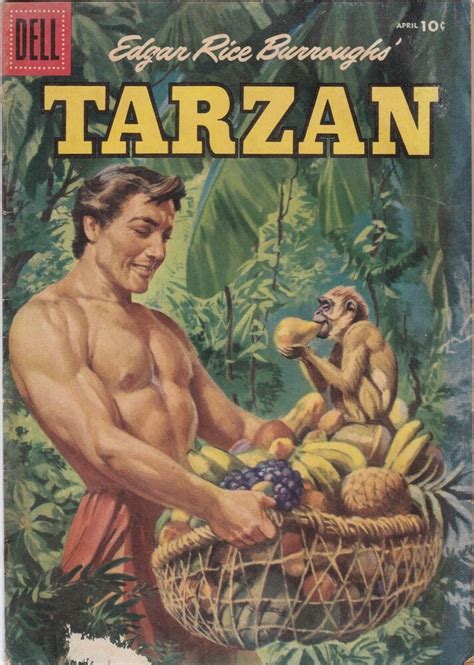 Tarzan #79 Dell Comics 1955 Painted Cover Edgar Rice Burrough's | eBay | Tarzan, Dell comic ...