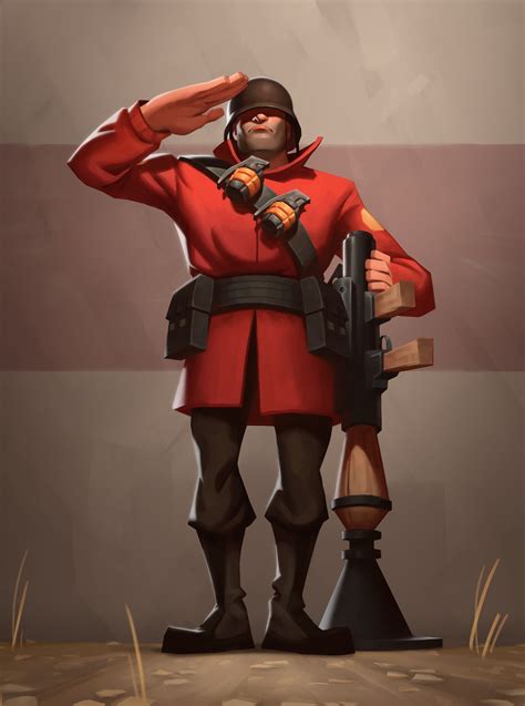 ArtStation - Soldier TF2, Rafael Amorim | Team fortress 2 soldier, Team fortress 2, Team ...