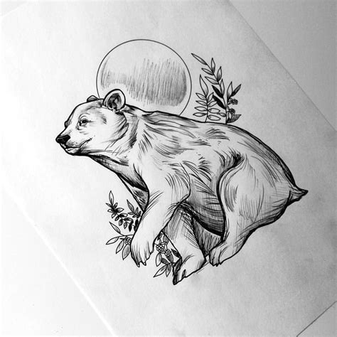 Spirit Bear Drawing at PaintingValley.com | Explore collection of ...