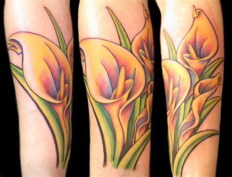 Calla Lilies Tattoo by Uken on DeviantArt