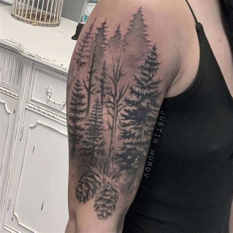 Top 75+ Best Tree Silhouette Tattoo Ideas - [2021 Inspiration Guide]