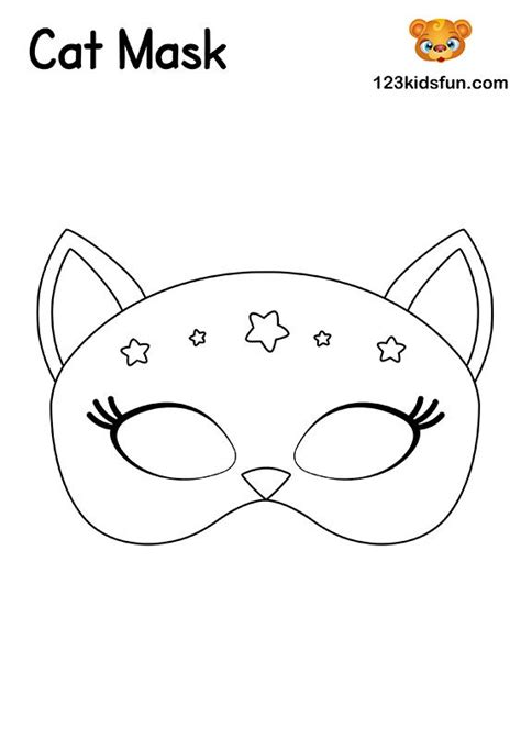 Free Printable Masquerade Masks Template | 123 Kids Fun Apps | Máscaras ...