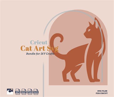 Cat Art Svg Cricut Bundle Cat Svg Cat Svg Vector Art Black - Etsy