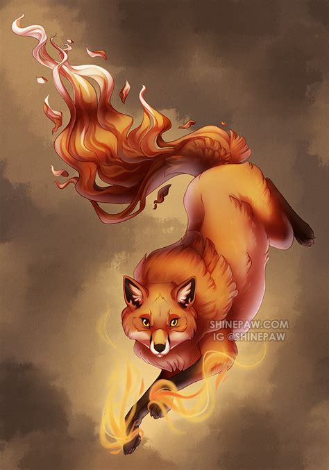 Fox spirit - commission by ShinePawArt on DeviantArt