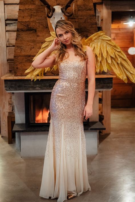 Gold Angel Wings Glitter Wings Costume Cosplay Costume - Etsy