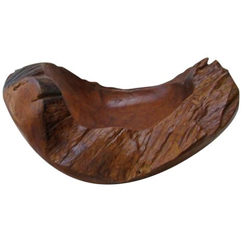 Carved Wood Bowl at 1stDibs