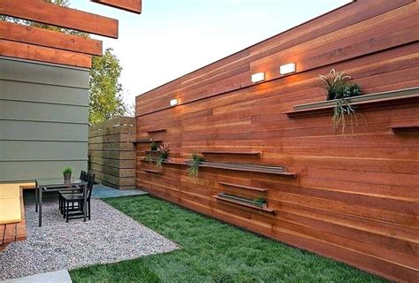 25 Privacy Fence Ideas For Backyard - Modern Fence Designs