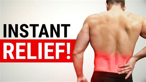 Fix Lower Back Pain In 2 EASY STEPS! (INSTANT RELIEF) - YouTube