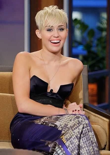 Miley Cyrus Short Blonde Hair