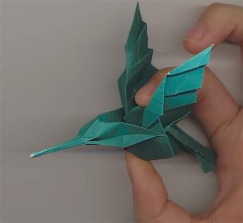 Origami Hummingbird | via: pitushazee.deviantart.com/art/Hum… | Flickr