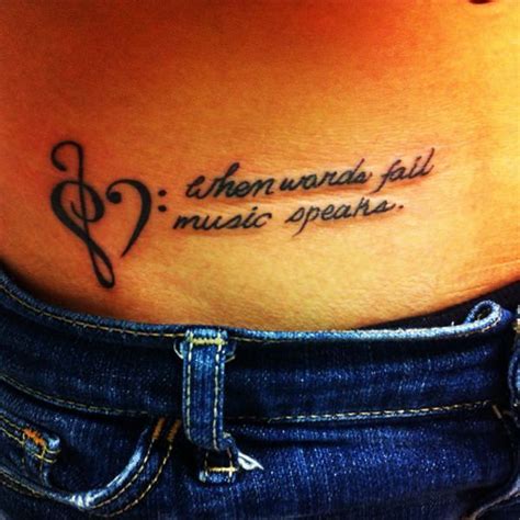 75 Incredibly Musical Tattoos To Show Off Your Passion Music Tattoo Foot, Music Quote Tattoos ...