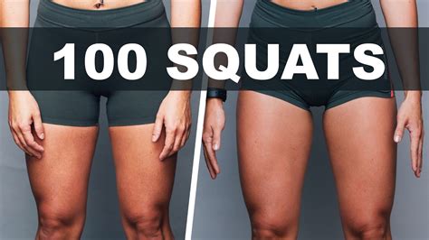 100 Squats A Day Results Before And After