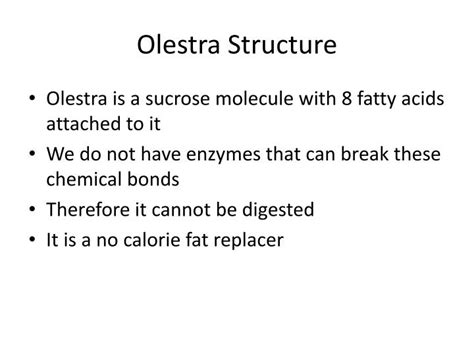 👍 Olestra structure. Nutrient Solubility. 2019-01-20