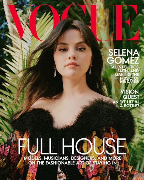 Selena Gomez’s ‘Vogue’ Cover: See Photos From Home Interview ...