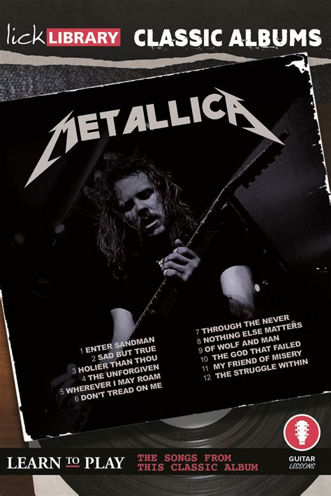 Classic Albums - Metallica - The Black Album | Store | LickLibrary