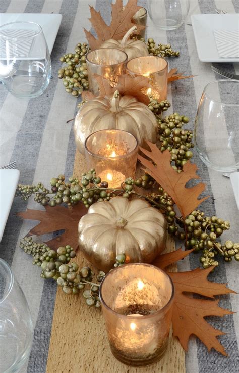 10+ Diy Thanksgiving Table Decorations - DECOOMO