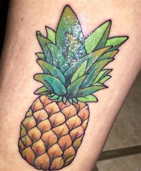 My pineapple tattoo ♥️ | Pineapple tattoo, Pinapple tattoos, Tattoos