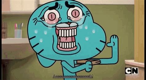 Gumball Waxing Cry GIF - GumballWaxing Cry Ouch - Discover & Share GIFs