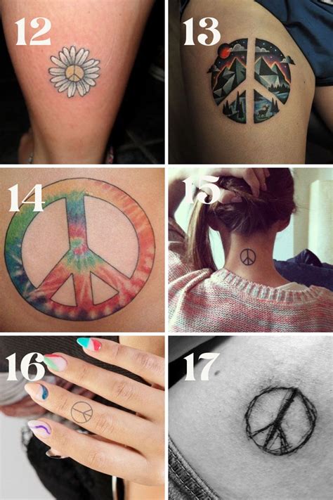 Peace Sign Tattoos