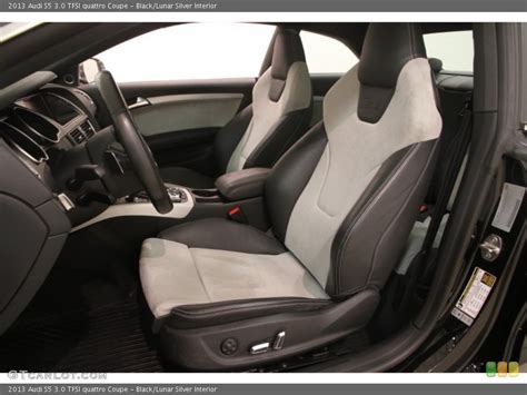 Black/Lunar Silver Interior Photo for the 2013 Audi S5 3.0 TFSI quattro Coupe #107943273 ...