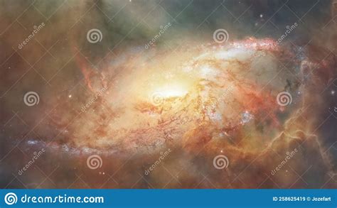 Cosmic Space and Stars, Cosmic Abstract Background. Beautiful Galaxy. Stock Illustration ...