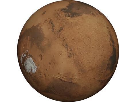 Planet Mars 3D Model - 3DCADBrowser