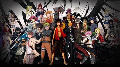 Epic Anime Crossover: 4K Ultra HD Wallpaper