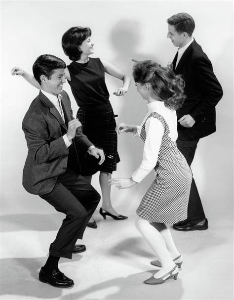 1960s Pair Of Young Teenage Couples Photograph by Vintage Images - Fine Art America