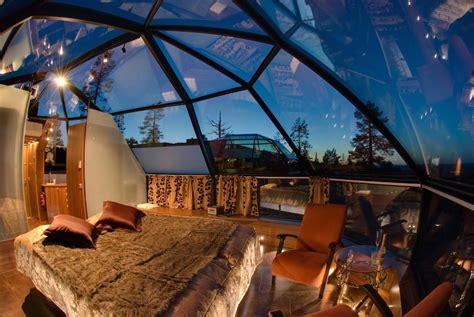 Watch the Northern Lights from Glass Igloos at Hotel Kakslauttanen, Finland - Homeli