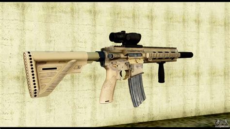 HK416 SOPMOD for GTA San Andreas