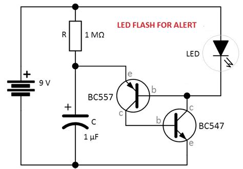 led flasher circuit diagram 12v - Wiring Diagram