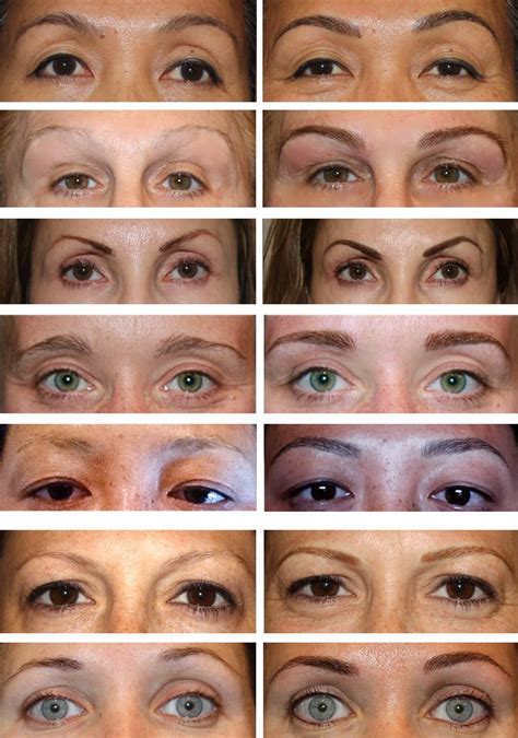 Before & After- Permanent Eyebrows Hair And Nail Salon, Hair And Nails, Permanent Makeup ...