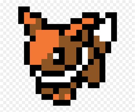 8 Bit Pokemon Eevee , Png Download - Pokemon Pixel Art Eevee, Transparent Png - vhv