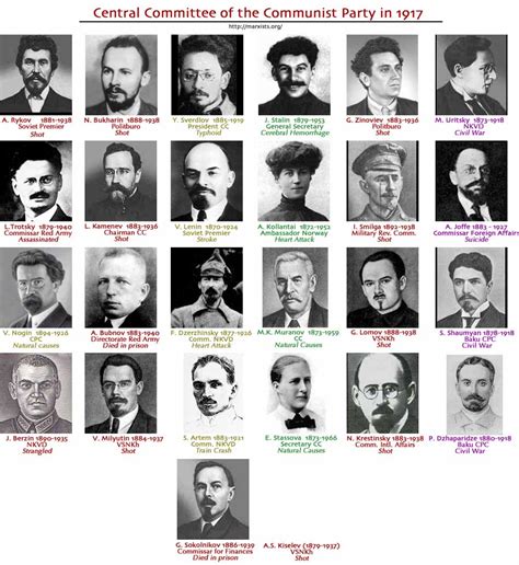 Social origin and educational level of the chief Bolshevik leaders in 1917