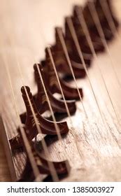 Closeup View Gayageum Korean Traditional Musical Stock Photo 1385003927 | Shutterstock