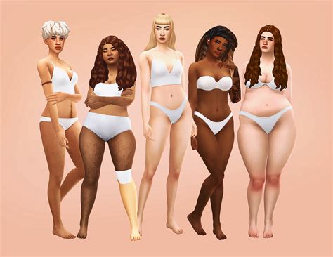 Sims 4 Body Slider Presets - coppermolqy