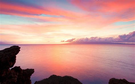 Sfondi : 3840x2400 px, calma, costa, Hawaii, paesaggi, natura, rocce, mare, tramonto, Stati ...