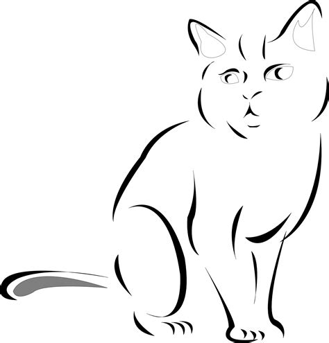 Cat Drawing - ClipArt Best