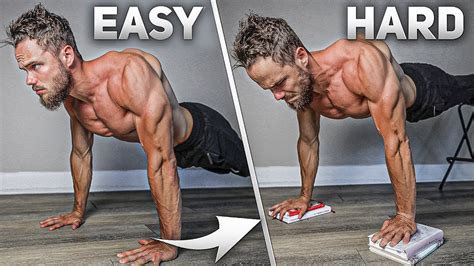 6 BEST Push Ups For BIG CHEST (From Easy to Hard) - YouTube