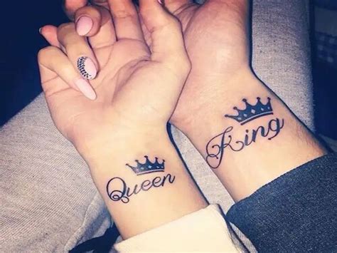 King And Queen Crown Tattoo Drawing