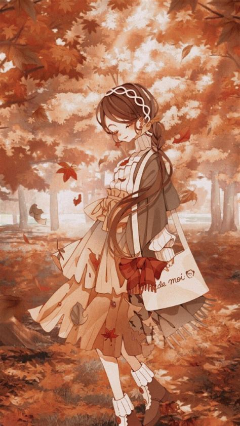 Cute Anime Girl Autumn Wallpapers - Wallpaper Cave