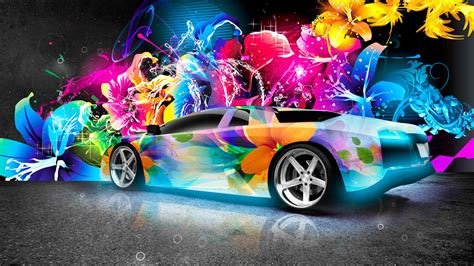 Rainbow Car Wallpapers - Wallpaper Cave