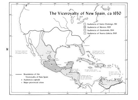 The Viceroyalty of New Spain, ca 1650. [1319 x 955] : MapPorn