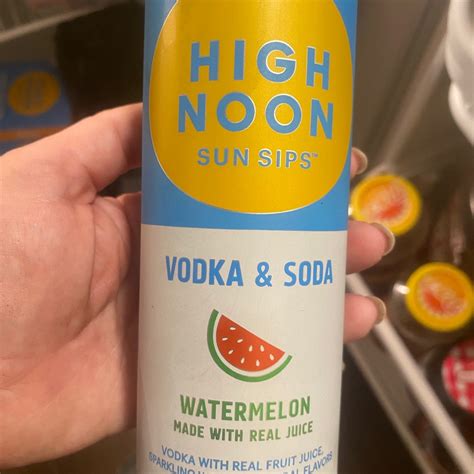 High Noon Watermelon Vodka & Soda Reviews | abillion